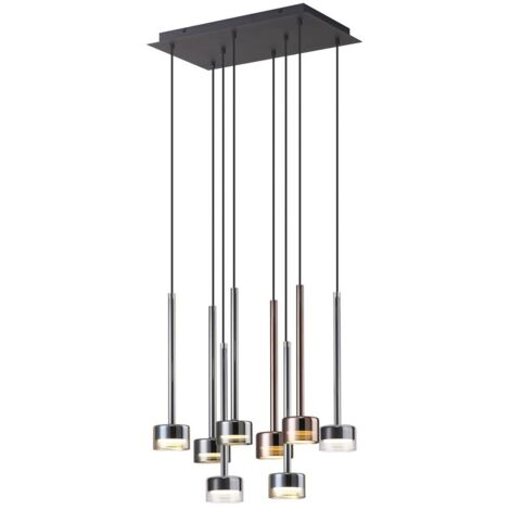 Suspension, 8L Suspensions design Tonic Multicolore en Verre, MANTRA (1/3)