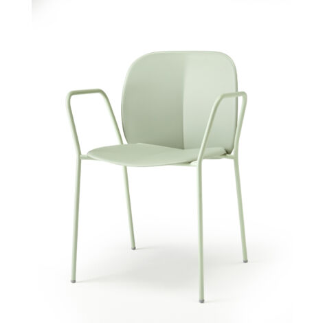 Lot de 2 chaises accoudoirs indoor outdoor Mentha avec (1/4)