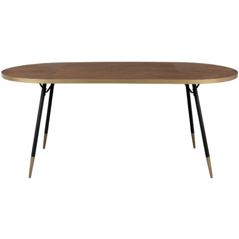 Table à manger, Table 180 cm Denise Marron en Wood, BOITE A DESIGN (1/5)