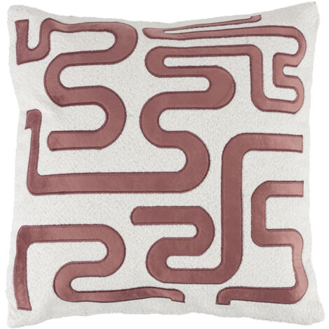 Coussin, Coussin déco 40x40 cm motif tissu Rose en Fabric, BOITE A DESIGN (1/5)