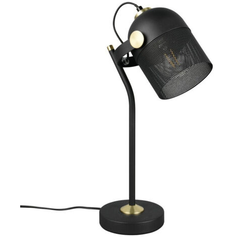 Lampe design, Lampe à poser E27 noir Mixa Noir en Metal, TRIO (1/5)