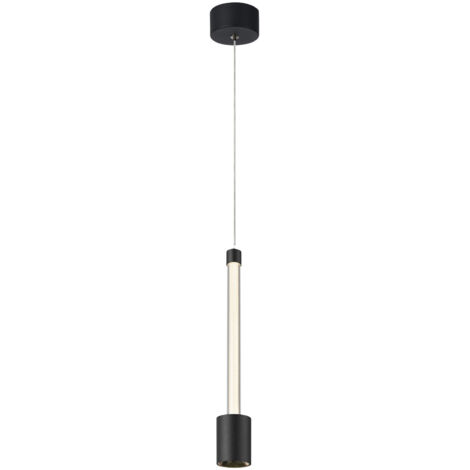 Suspension, Suspension LED design FUGAZ, Élancée et moderne Noir en Metal, MANTRA (1/3)