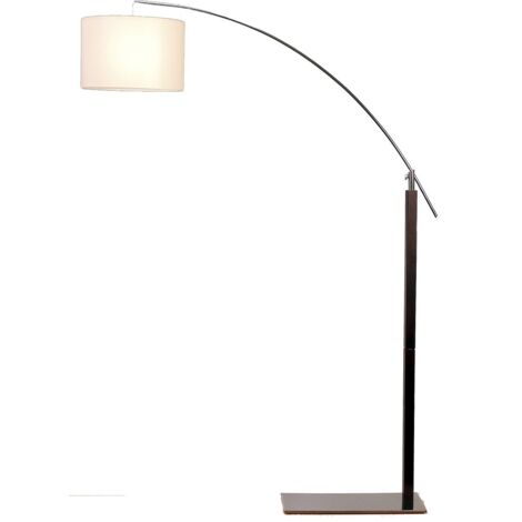 Lampadaire design, Lampadaire arc Rainbow Marron en Wood, Aluminor (1/4)