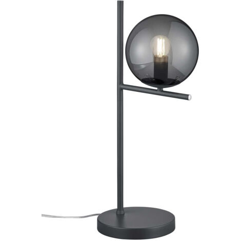 Lampe design, Lampe de table Pure Gris en Metal, TRIO (1/4)