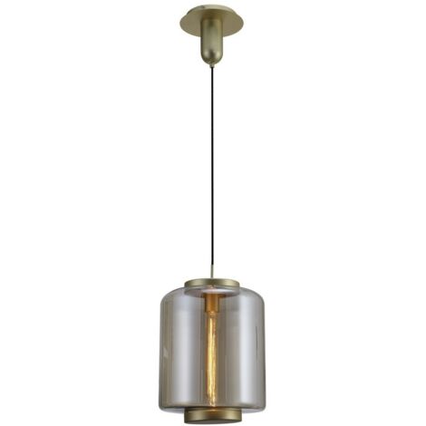 Suspension, Suspension 30 cm Jarras Bronze en Verre, MANTRA (1/5)