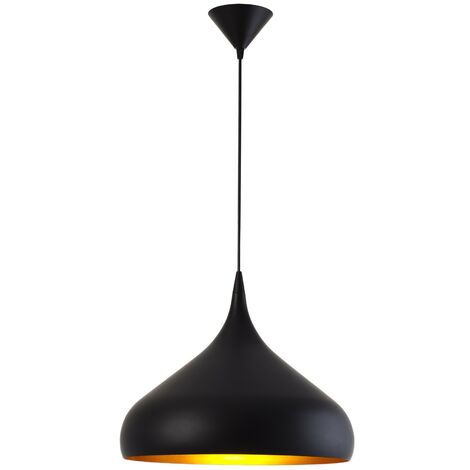 Suspension, Suspension design Norma S Noir en Metal, Aluminor (1/2)