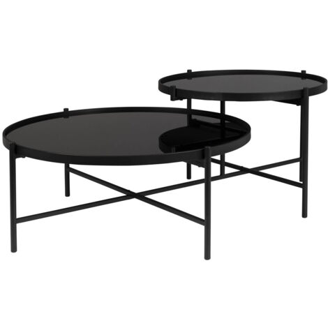 Table basse design, Table basse Li noire - Boite à design Noir en Metal, BOITE A DESIGN (1/5)