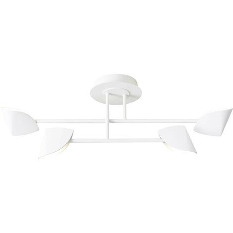 Plafonnier design, Plafonnier design Capuccina 4L - Mantra Blanc en Metal, MANTRA