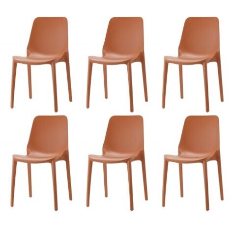 2 chaises design Ginevra pour intérieur ou extérieur - Scab (1/4)