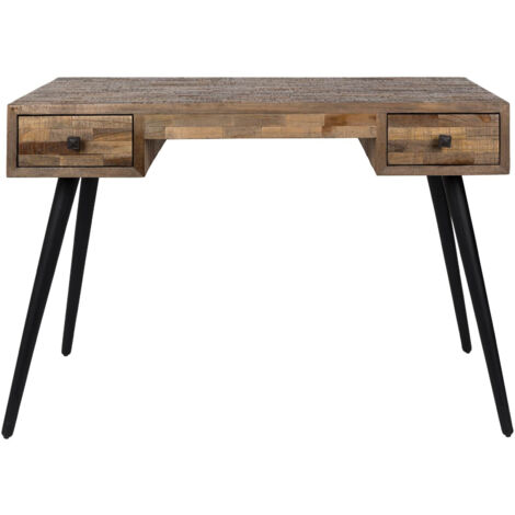 Bureau, Bureau en bois et métal LEO - Boite à design Bois en Wood, BOITE A DESIGN (1/5)