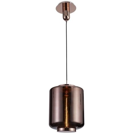 Suspension, Suspension 30 cm Jarras Cuivré en Verre, MANTRA (1/5)
