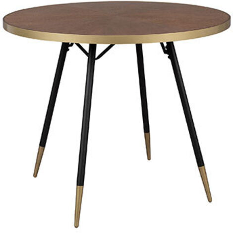 Table à manger, Table de repas bois et métal Denise Marron en Wood, BOITE A DESIGN (1/7)