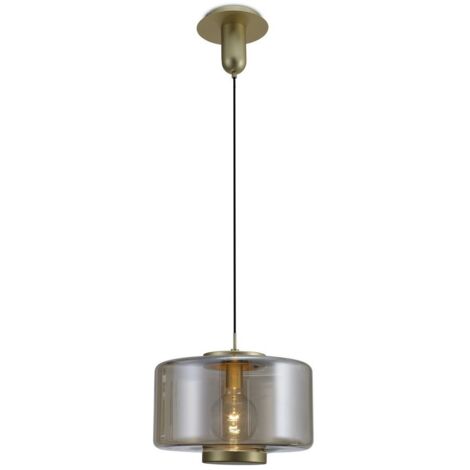 Suspension, Suspension 40 cm Jarras Bronze en Verre, MANTRA (1/5)