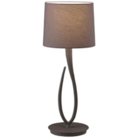 Lampe design, Lampe design LUA 1L BIG - Mantra Taupe en Metal, MANTRA (1/3)