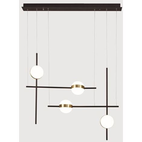 Suspension, Suspension Cuba 4L par Mantra Noir en Metal, MANTRA (1/5)