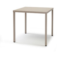 Table de jardin, Table de jardin métal 2 places Summer Taupe en Metal, Scab design