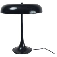 Lampe design, Lampe à poser retro MADISON LT Noir en Metal, Aluminor
