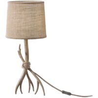 Lampe design, Lampe à poser design Sabina Marron en Metal, MANTRA