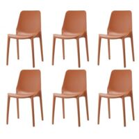 2 chaises design Ginevra pour intérieur ou extérieur - Scab