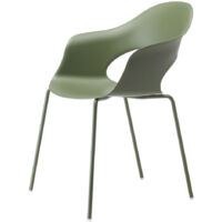 Chaise design, Chaise Lady B intérieur extérieur par Scab design Vert en Technopolymère, Scab design