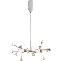 Suspension, Suspension medium ADN Blanc en Metal, MANTRA