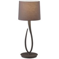 Lampe design, Lampe design LUA 1L BIG - Mantra Taupe en Metal, MANTRA