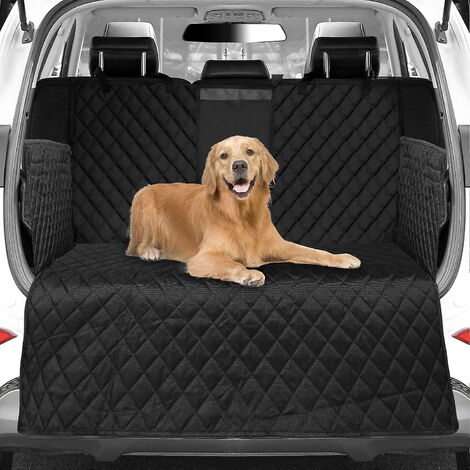 RHAFAYRE Kofferraumschutz für Hunde, universelle rutschfeste wasserdichte  Rücksitzabdeckung für Hunde, waschbare Kofferraumschutzmatte mit  Seitenschutz, 185 x 105 cm