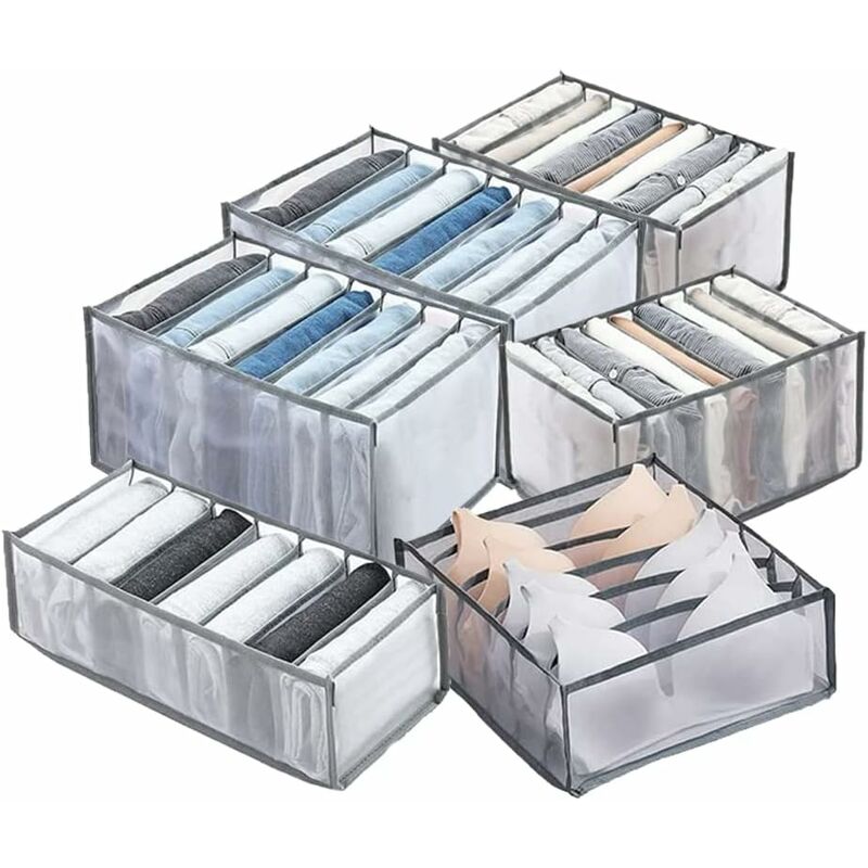 RHAFAYRE 3 piezas plegable y lavable ropa interior cajón organizador jeans  caja de almacenamiento ropa cajón