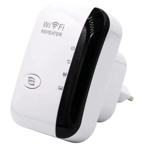 RHAFAYRE Repetidor WiFi 300Mbps, Amplificador WiFi Repetidor Amplificador  de Señal, Extensor WiFi Amplificador WiFi, RJ45, Protección