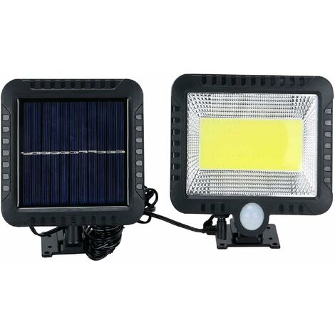 RHAFAYRE Luces solares para exteriores, focos solares 66 LED【Instalación 2  en 1 - Luces de pared