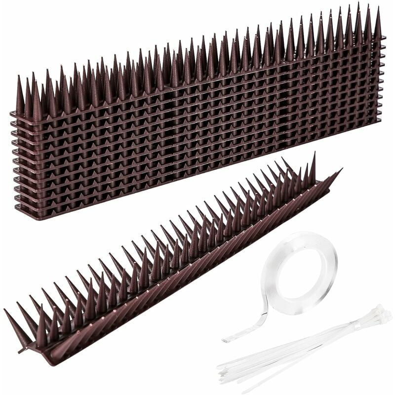 Stainless Steel Bird Spikes Anti Pigeons Deterrent Kit Bird Spikes Anti  Climb Security Wall Fence Away from Roof Windowsill Deterrent for Birds  Crows