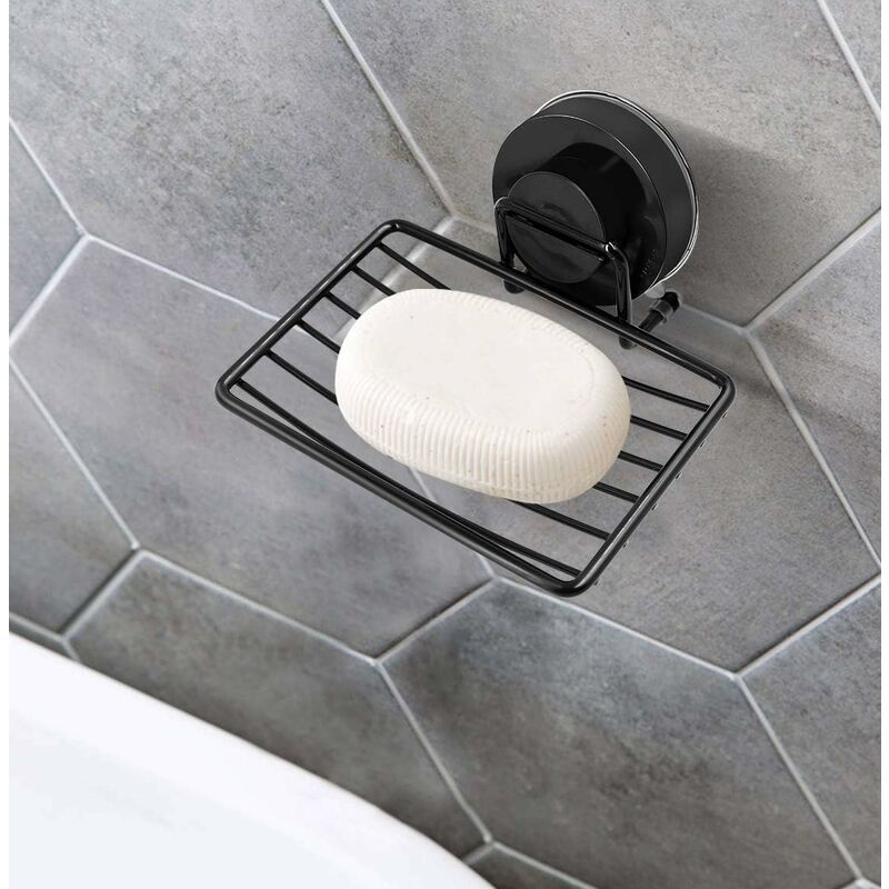 Piece Rubber Soap Dish No Drilling Self-draining Soap Disc For Bathroom Soap  Saver Shower