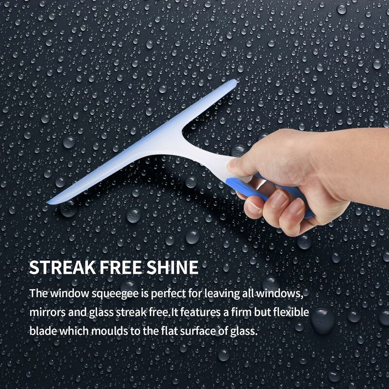 Small Squeegee For Shower Multi-Purpose Bathroom Window Squeegee For Window  Glass Shower Door Car Windshield Cleaning Tool