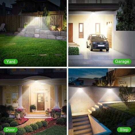 Solar garage clearance lights