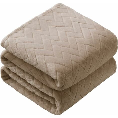 RHAFAYRE Plush Fleece Blanket ,Queen Size Couch Blanket, Soft