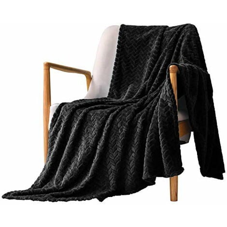 Ultra Soft Anti-Static Warm Flannel Fleece Blanket - (59 X 79）