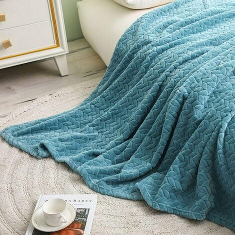Ultra Soft Anti-Static Warm Flannel Fleece Blanket - (59 X 79）