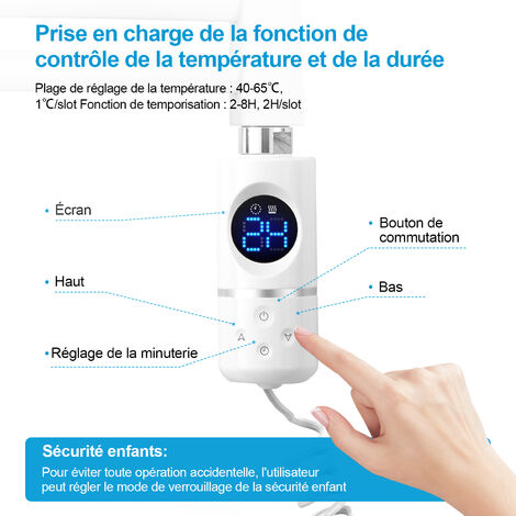 Thermostat pour radiateur pierre refractaire, thermostat pour