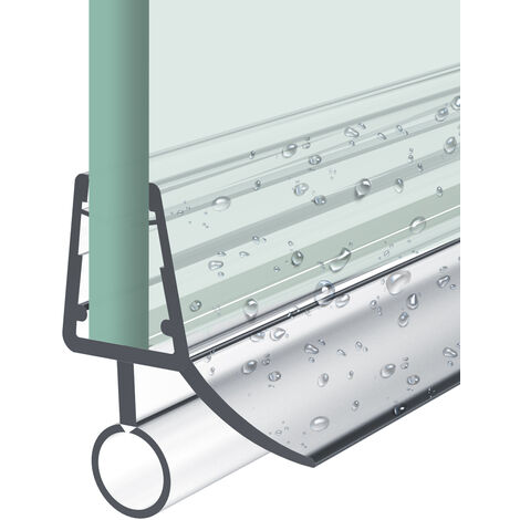 Heilmetz – Joint de douche 60 cm – Remplacement pour porte en verre 7-8 mm – PVC haute qualité – Protection contre l'eau – Installation facile
