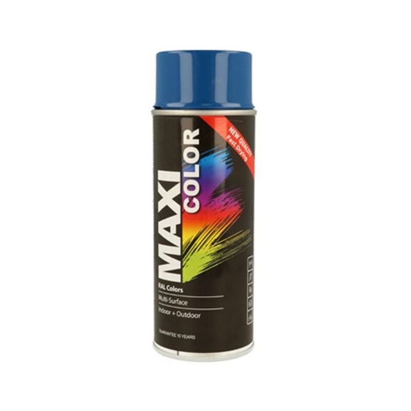 Pintura spray maxi color brillo 400 ml ral 5015 azul celeste