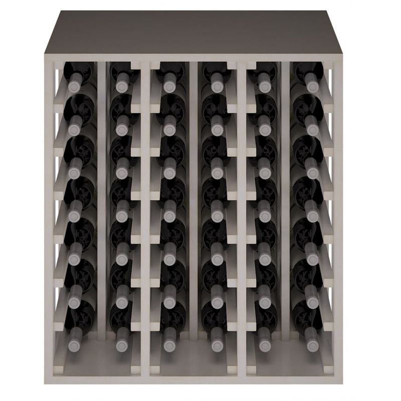 Vinoteca 12 botellas madera de acacia 90x50x30cm