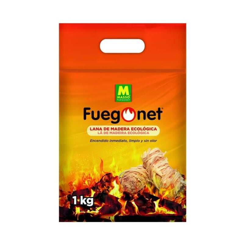 Lana Encendido Mad 1kg natural rollo fuegonet enciende 231653