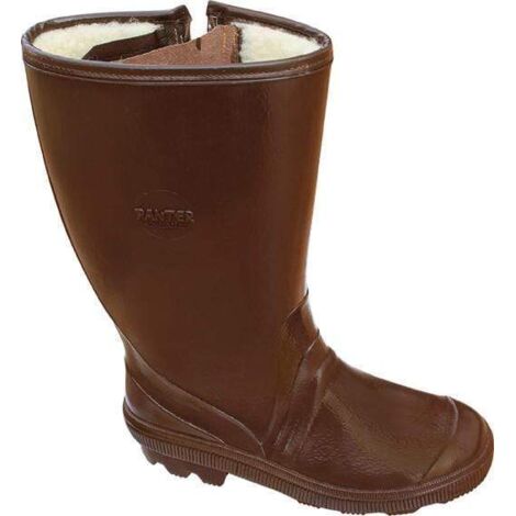 Bota agua t45 alta ingenio pvc marr forro interior p"agua