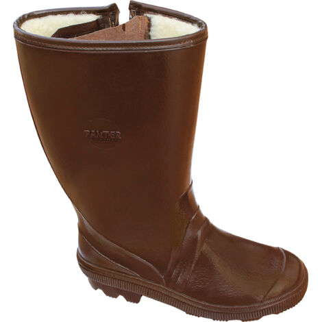 Bota agua t43 alta ingenio pvc marr forro interior p"agua