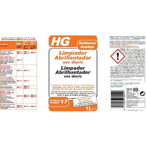 HG 181100130: Limpiador De Algas Y Musgo Para Jardín (1 Litro) – Eliminación Eficaz Y Fácil Aplicación