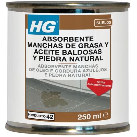 Absorbe manchas grasa/aceite hormigon-piedra hg 250 ml