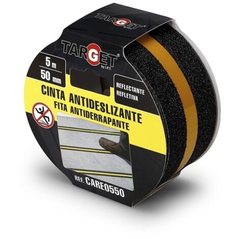 Cinta antidesl. 50mmx 5mt banda reflectante adh. neg target (1/2)
