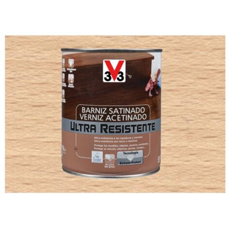 Barniz interior al agua ultra resistente satinado 750 ml inc