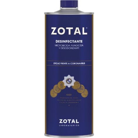 DESINFECTANTE ZOTAL 1KG(870ML)  MICROBICIDA FUNGICIDA (1/3)