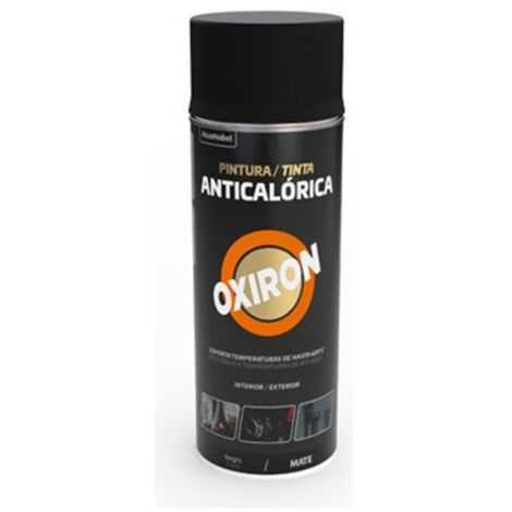 Pintura anticalorica spray oxiron titan 400 ml negro